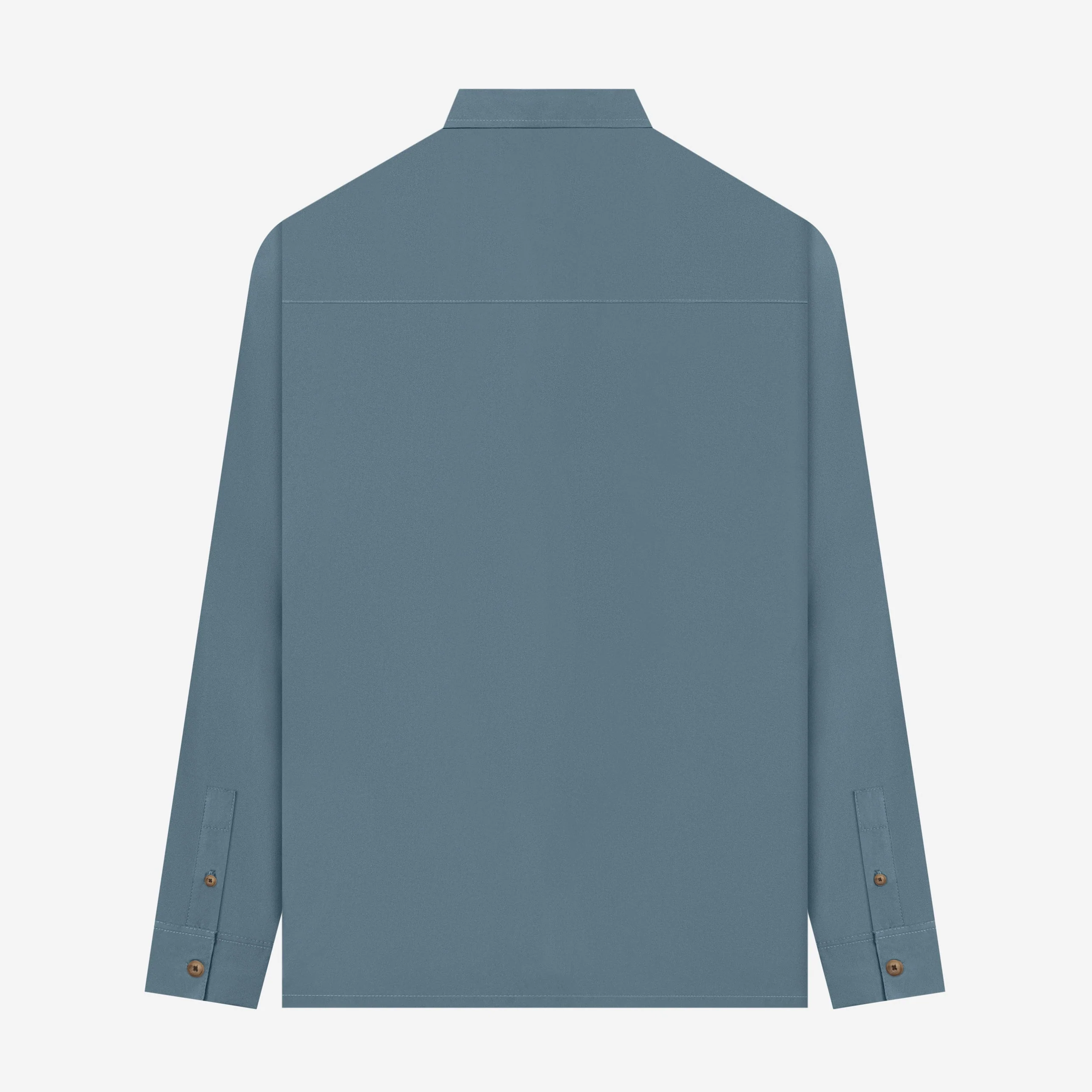 Samaa Cloud Weave Open Collar Long Sleeve Shirt - Image 26