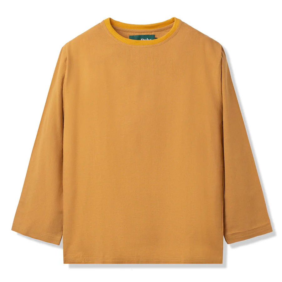 Samaa Linen Tees Long Sleeve Brown
