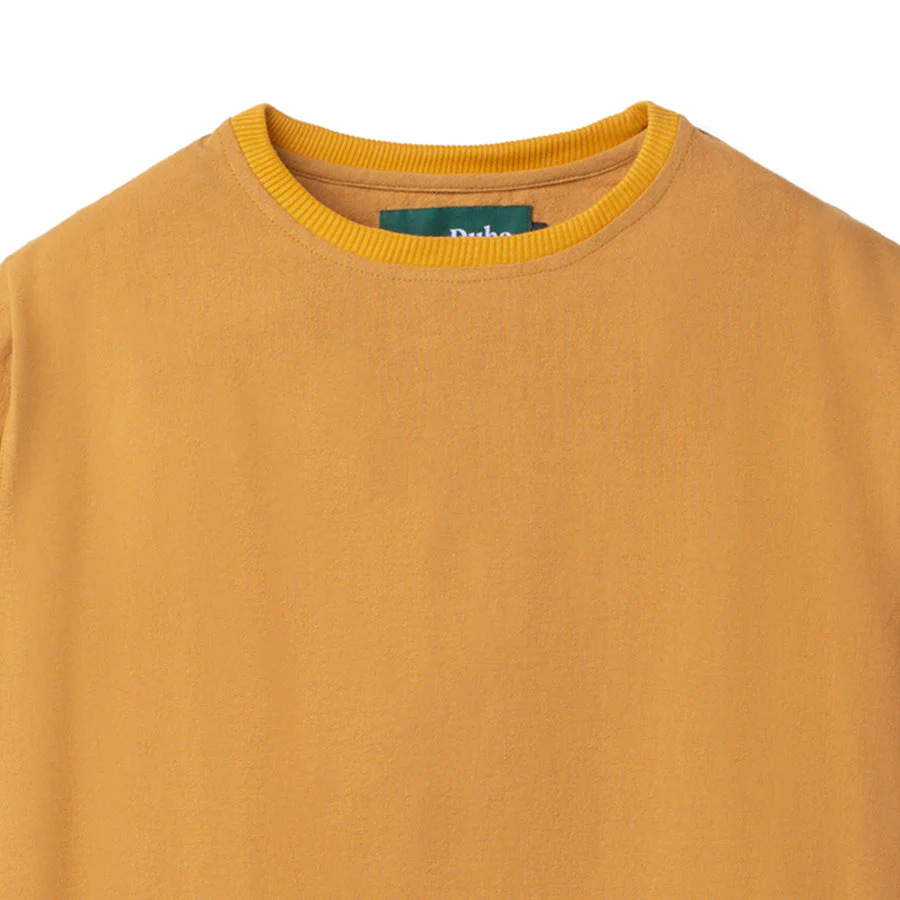 Samaa Linen Tees Long Sleeve Brown - Image 2