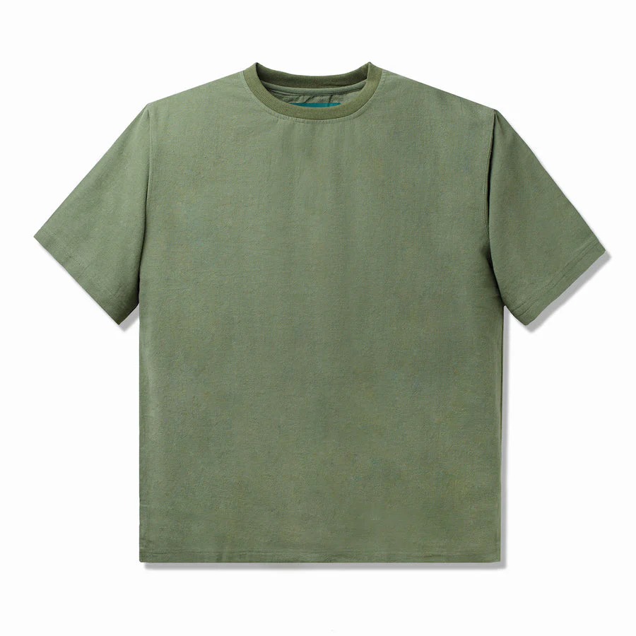 Samaa Linen Tees Short Sleeve Olive