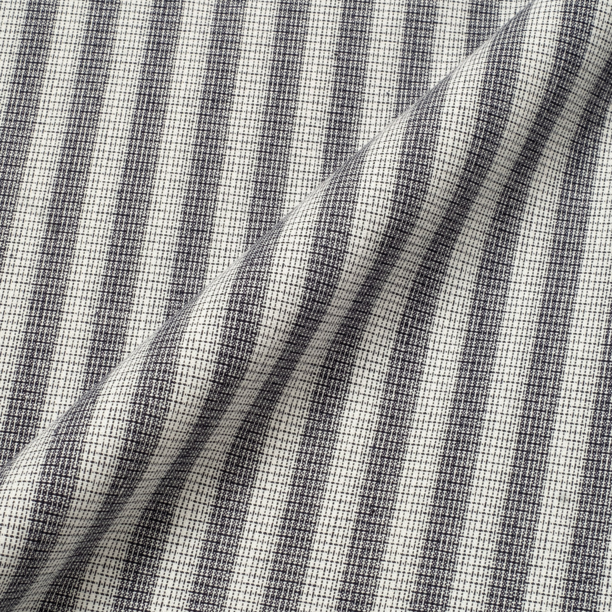 Sayf Long Sleeve Linen Stripes shirt - Black White - Image 3