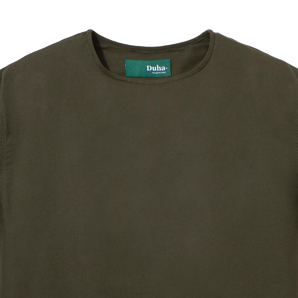 Subhi Olive Shirt - Image 2