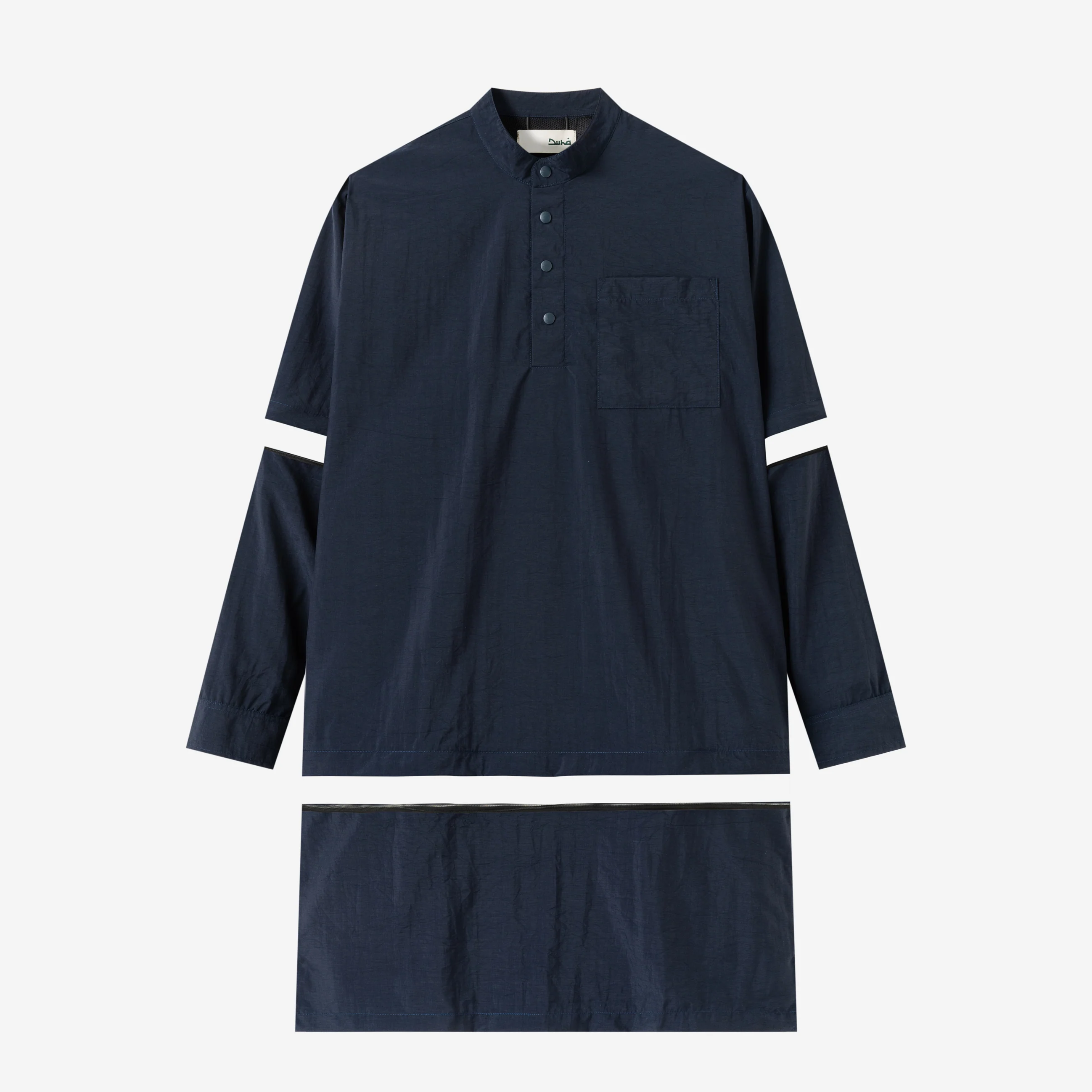 Taroob Long Sleeve Gamis - Navy - Image 2