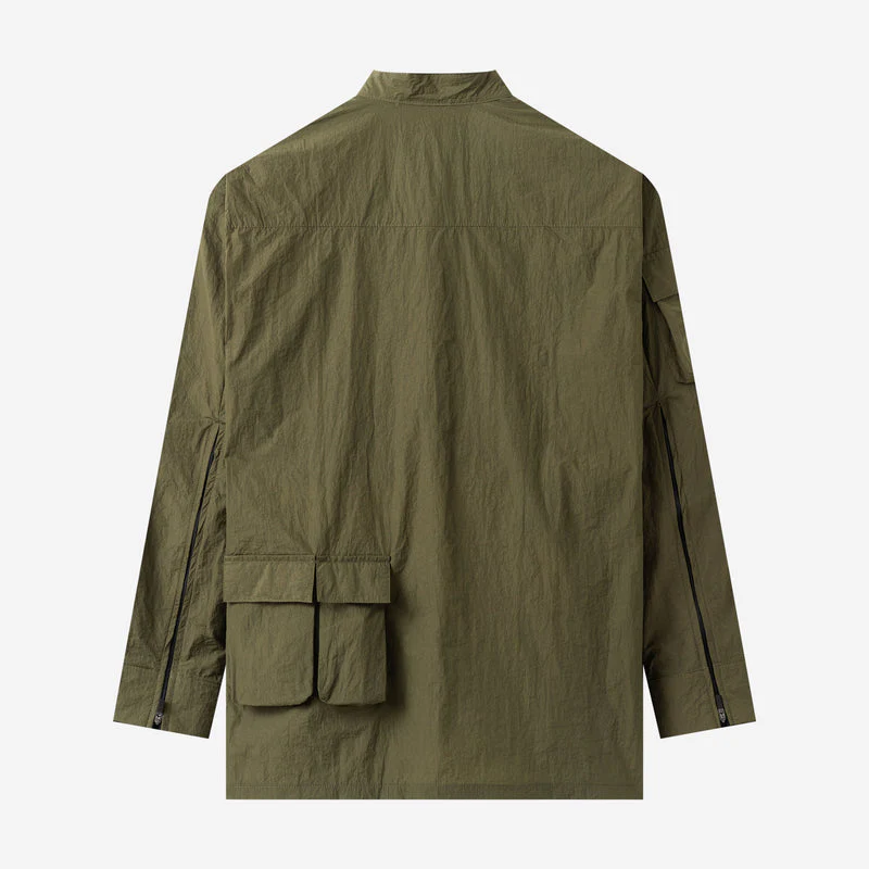 Waiz Long Sleeve Shirt - Olive - Image 5