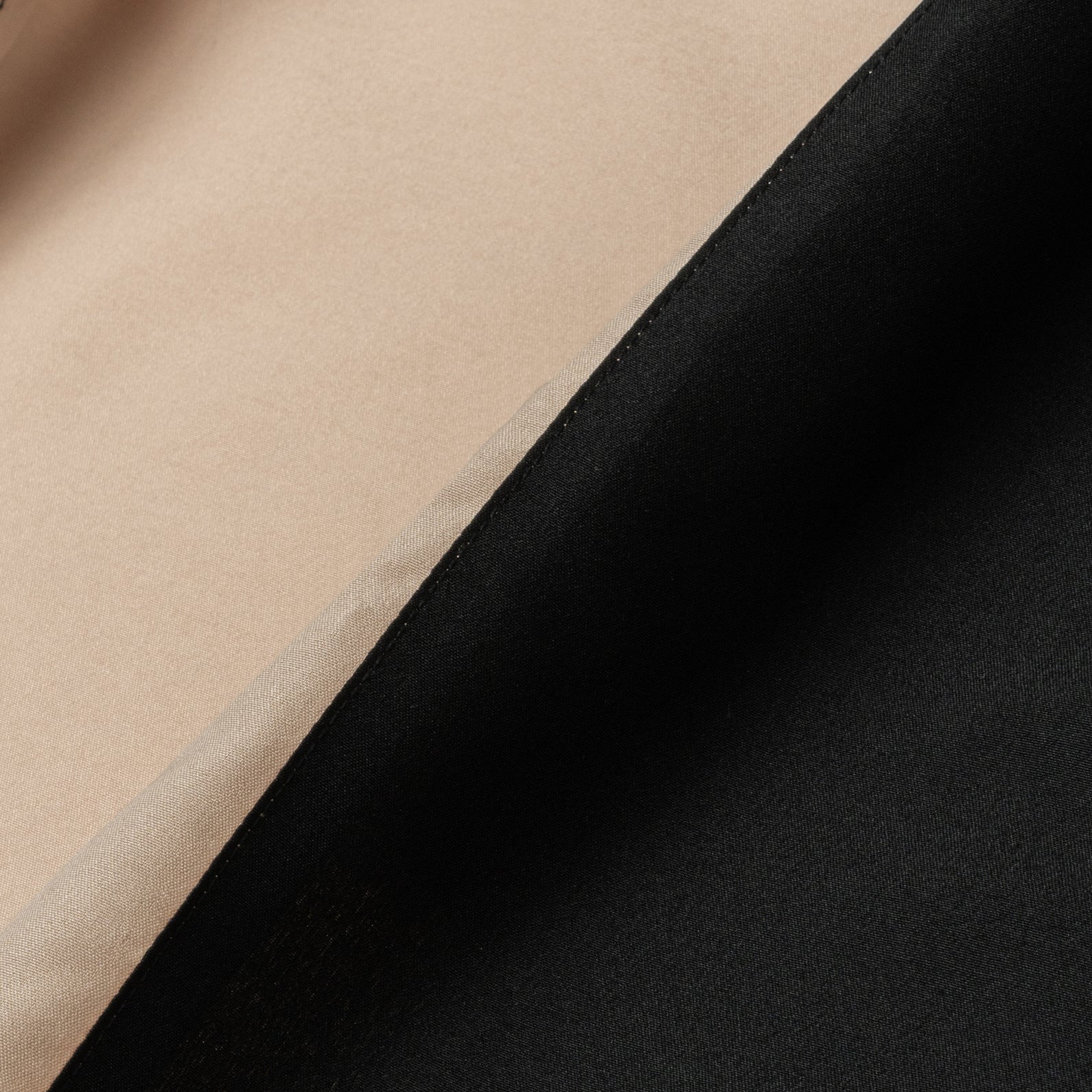 Ward Patchwork Shirt Short Sleeve - Black Khaki - Image 3