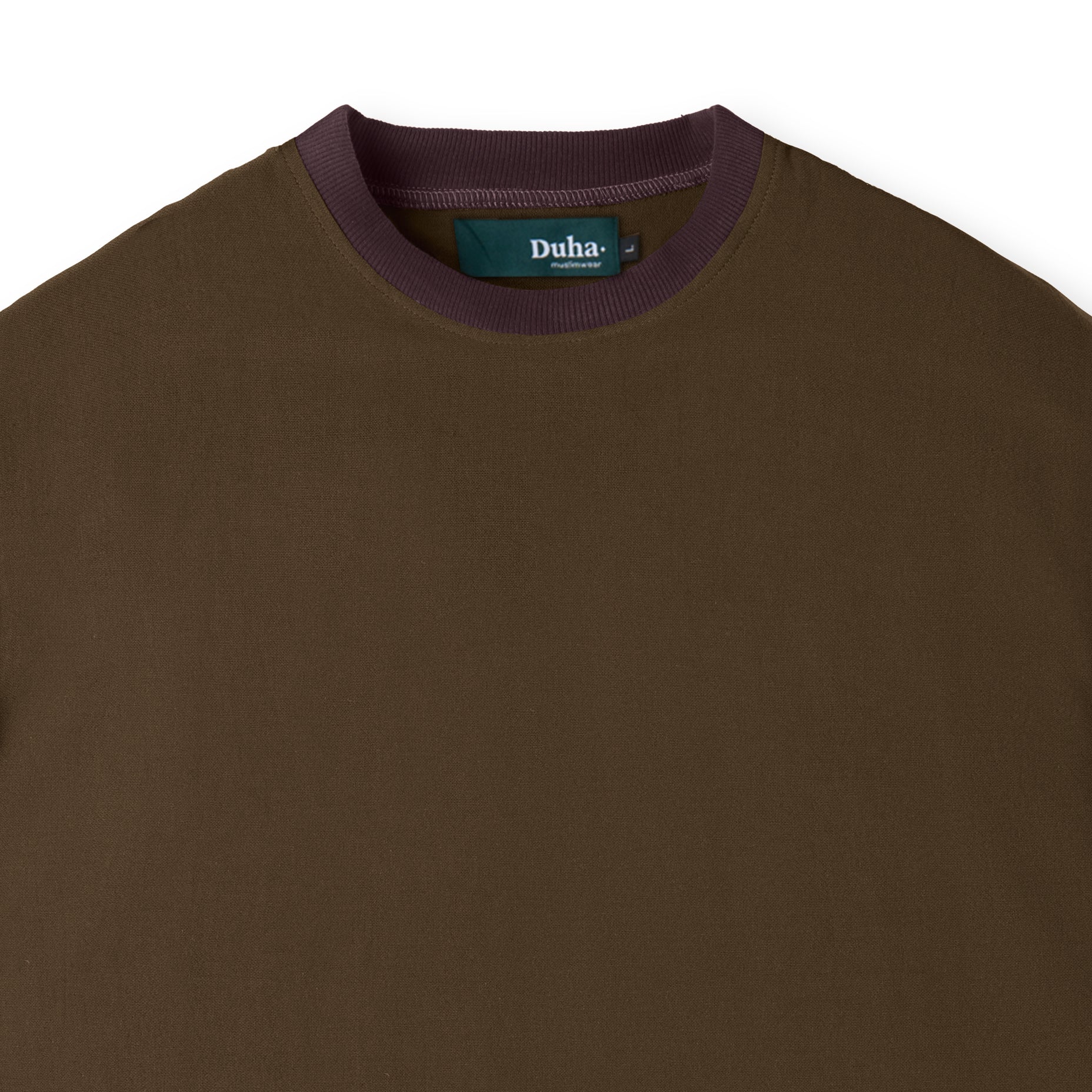 Yaraa Linen T-shirt - Dark Brown - Image 2