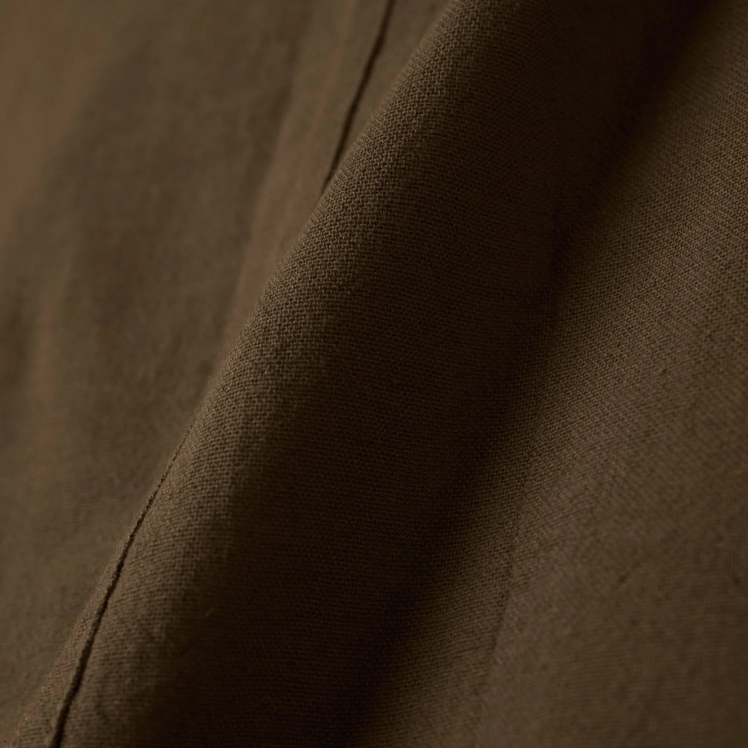 Yaraa Linen T-shirt - Dark Brown - Image 3