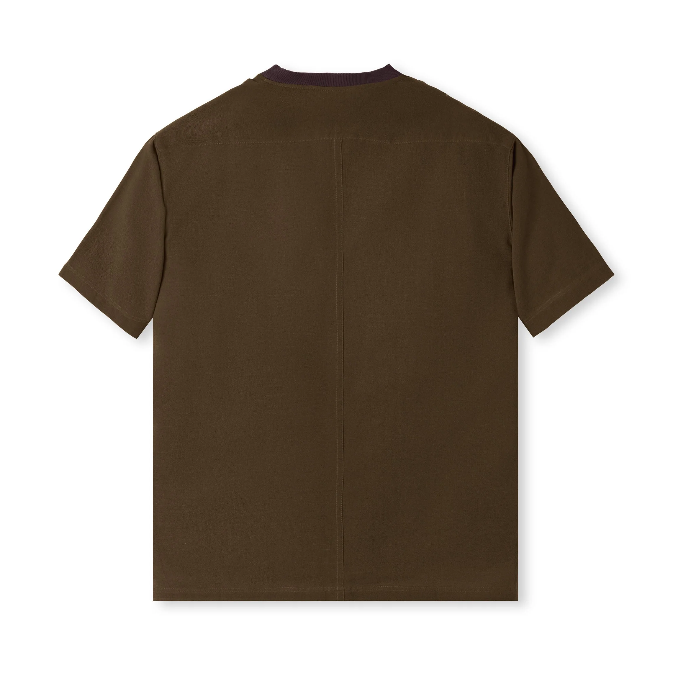 Yaraa Linen T-shirt - Dark Brown - Image 4