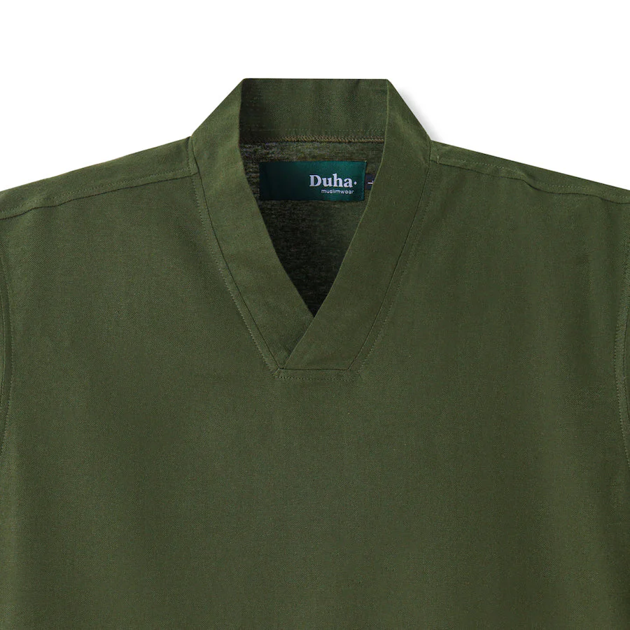 Yazed Pull-Over Tees Green - Image 2