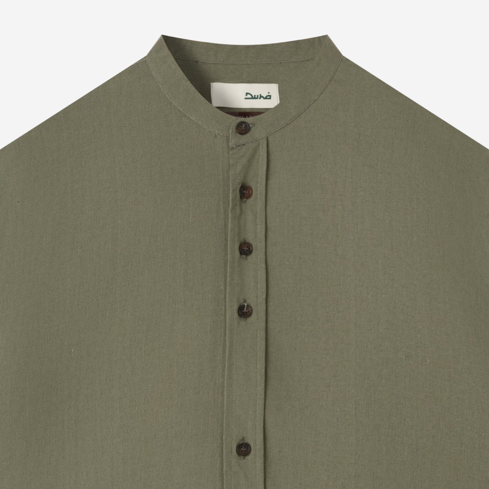 Zaheer Shirt Long Sleeve - Olive - Image 2