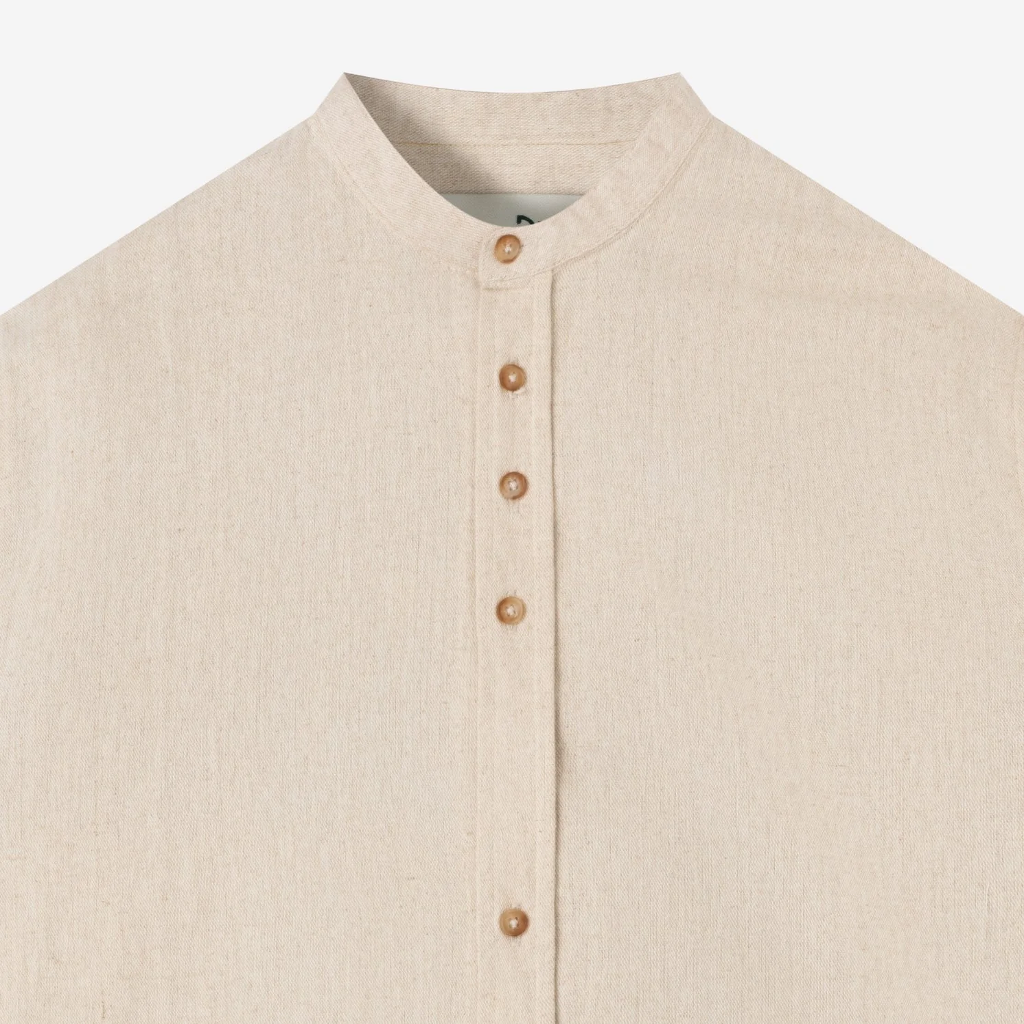 Zaheer Shirt Long Sleeve - Sand - Image 2