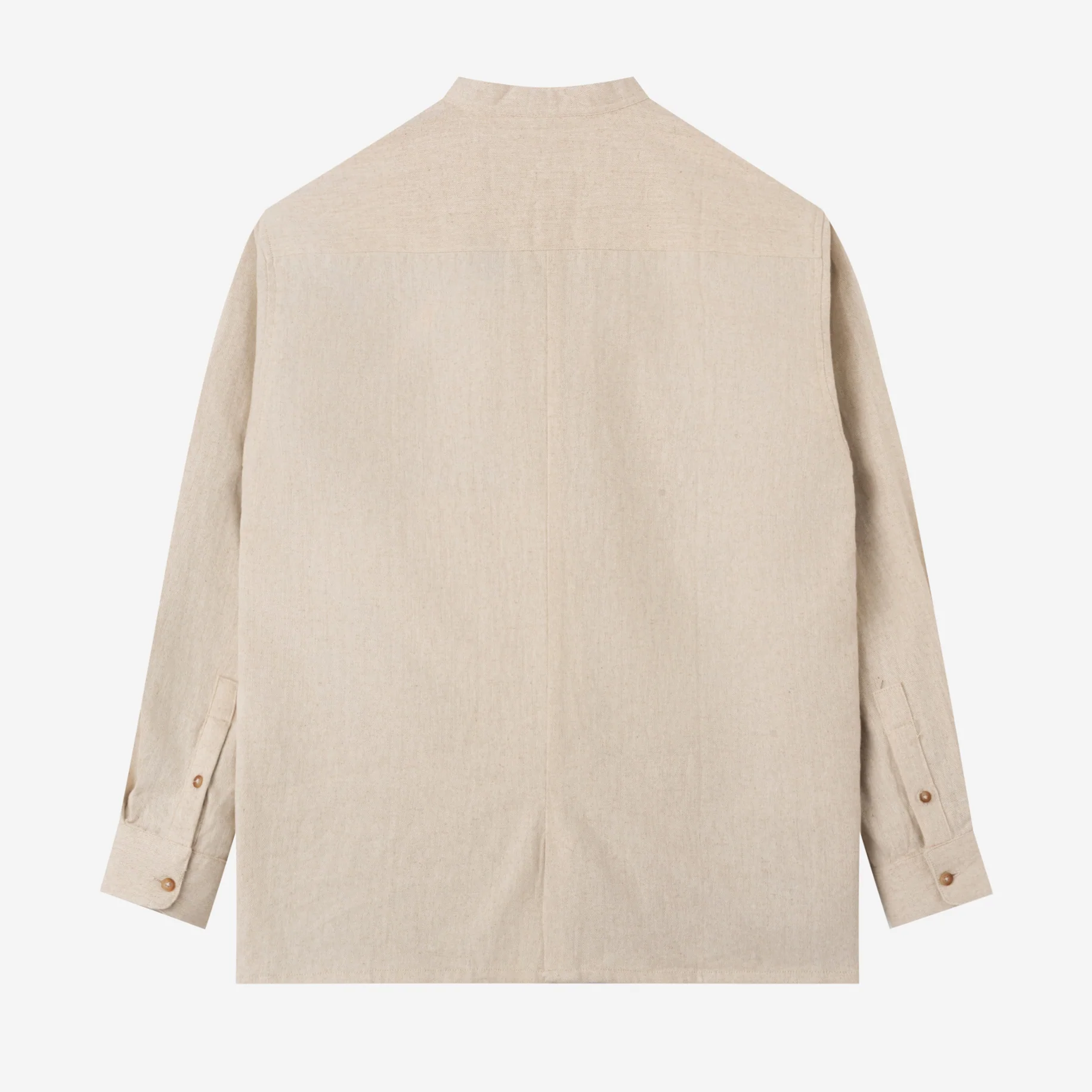 Zaheer Shirt Long Sleeve - Sand - Image 4