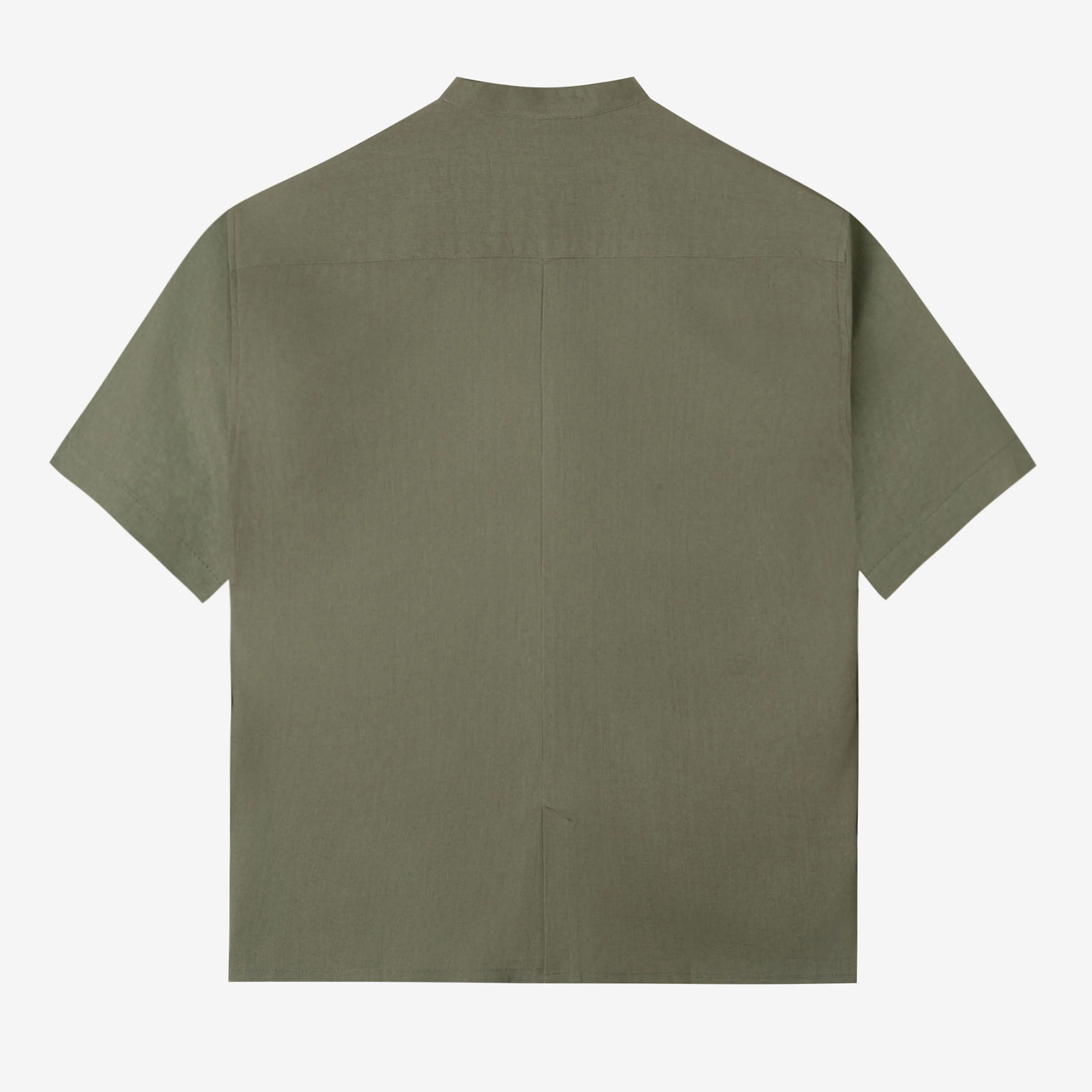 Zaheer Shirt Short Sleeve - Olive - Image 4