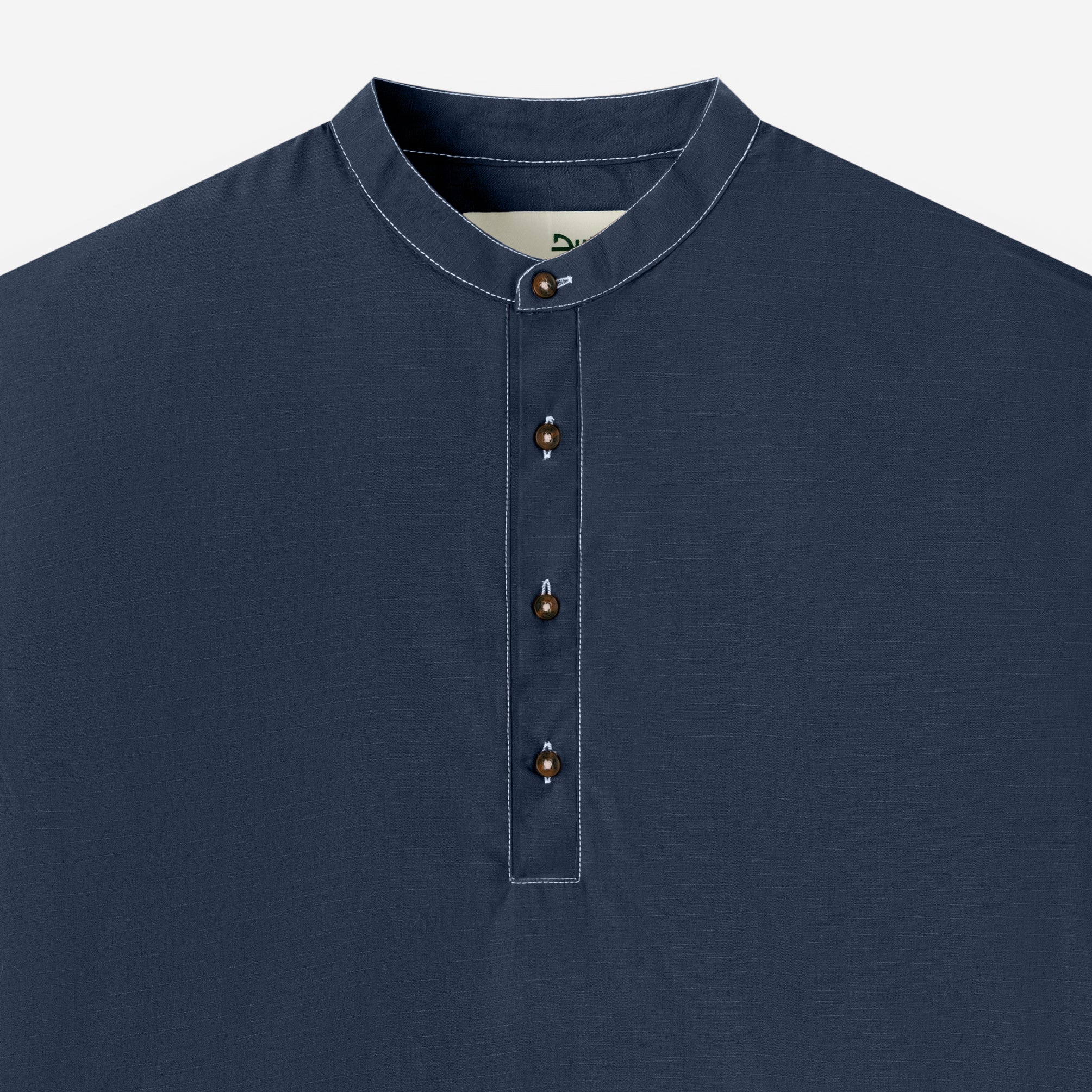 Zahr Shirt Long Sleeve - Navy - Image 2