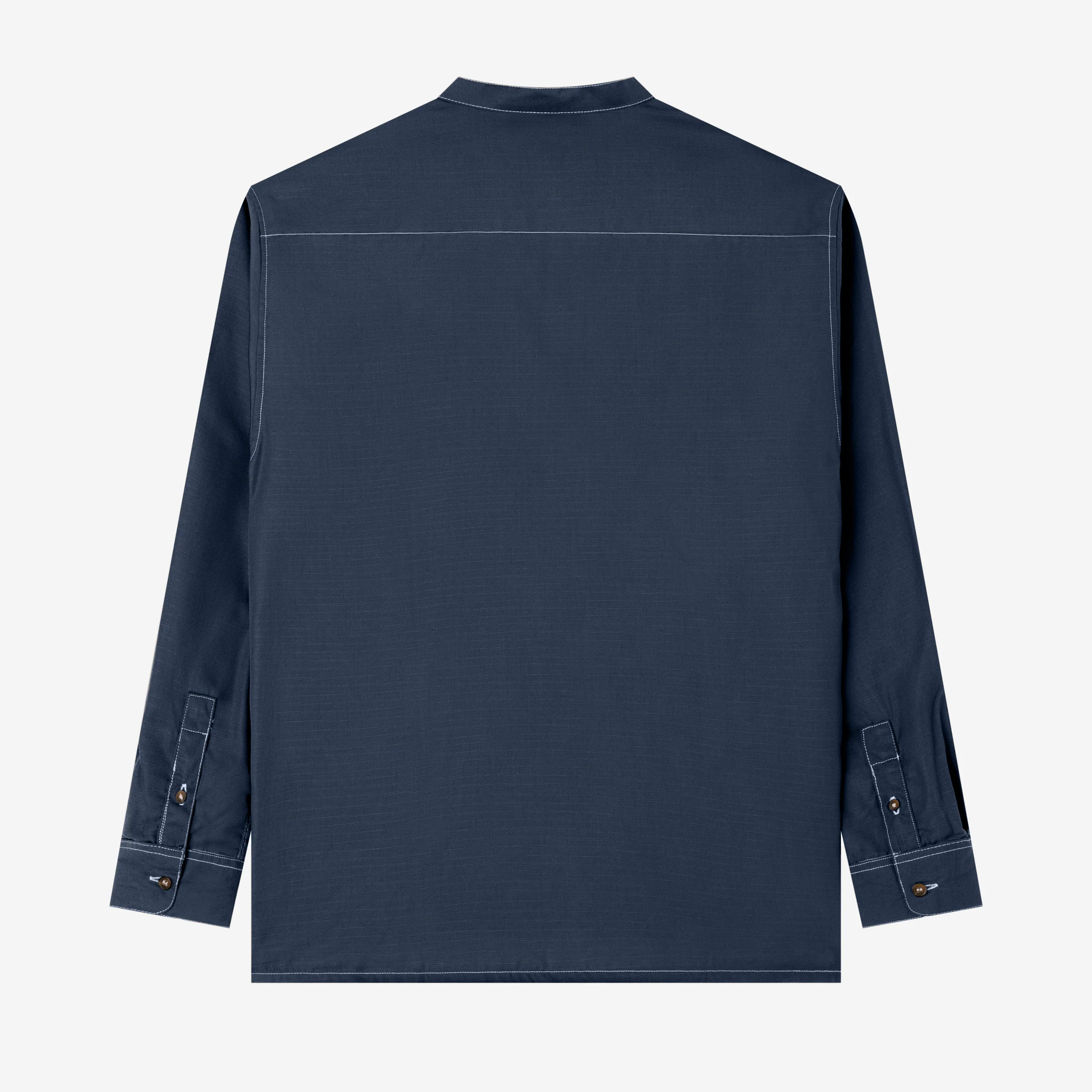 Zahr Shirt Long Sleeve - Navy - Image 4