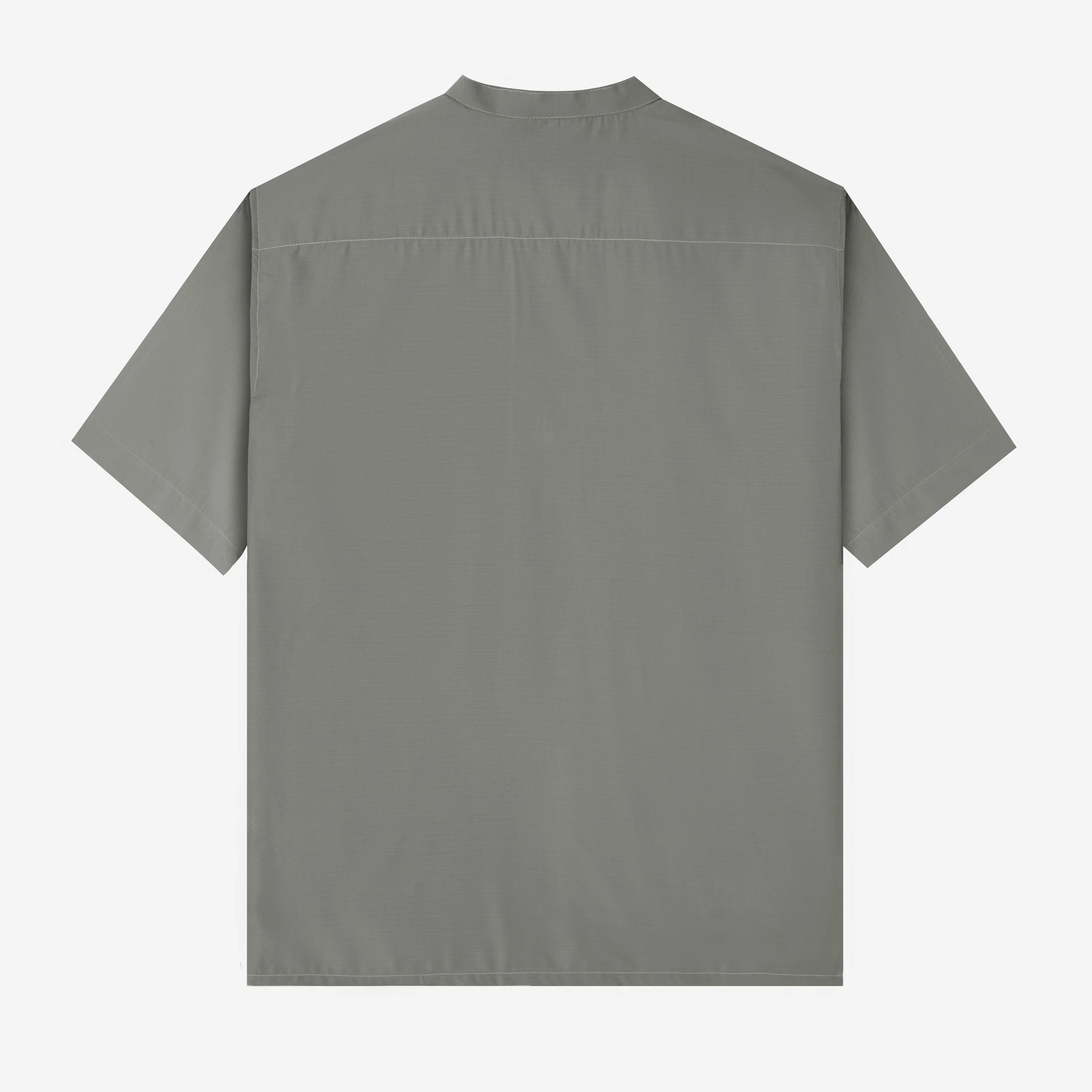 Zahr Shirt Short Sleeve - Cold Grey - Image 4