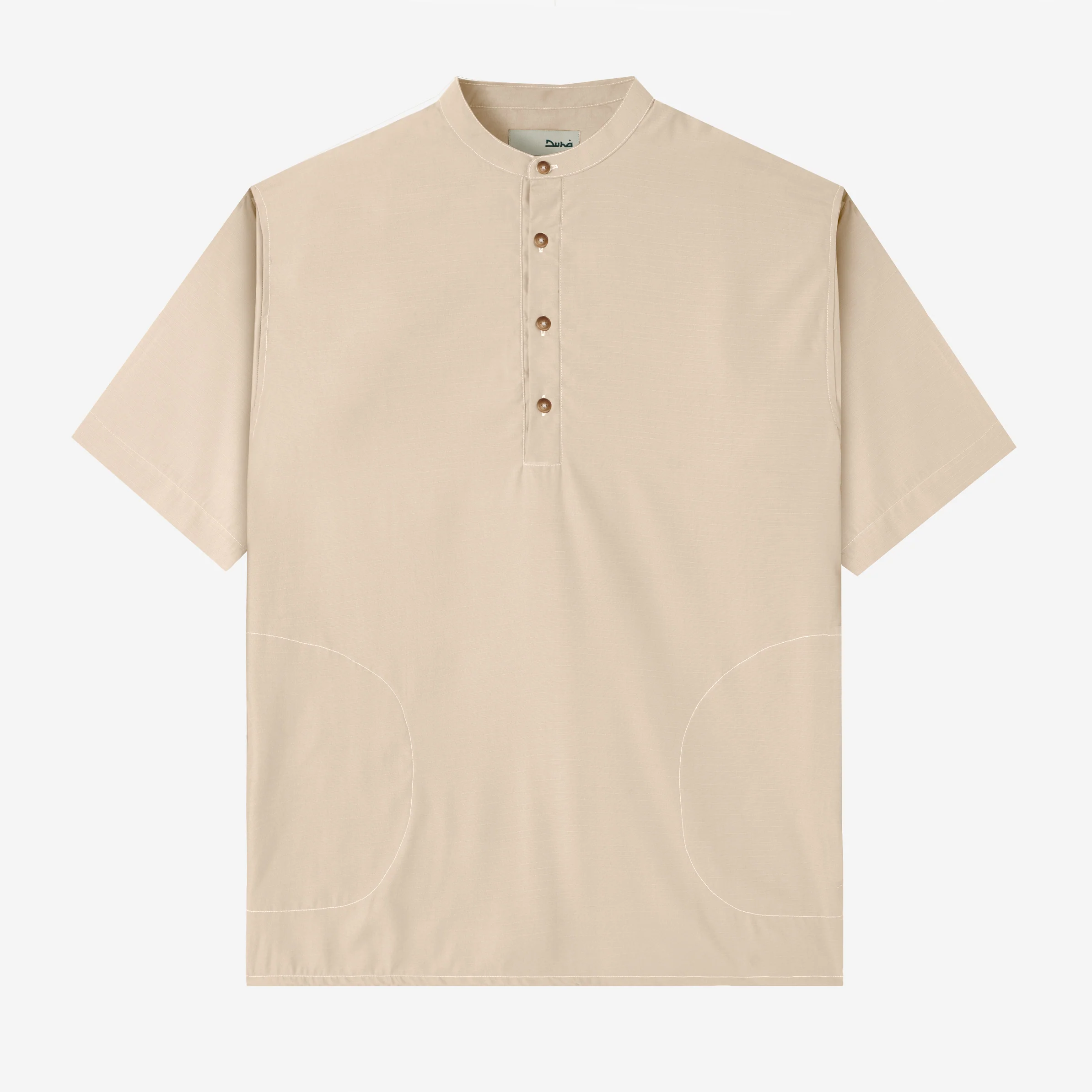 Zahr Shirt Short Sleeve - Khaki