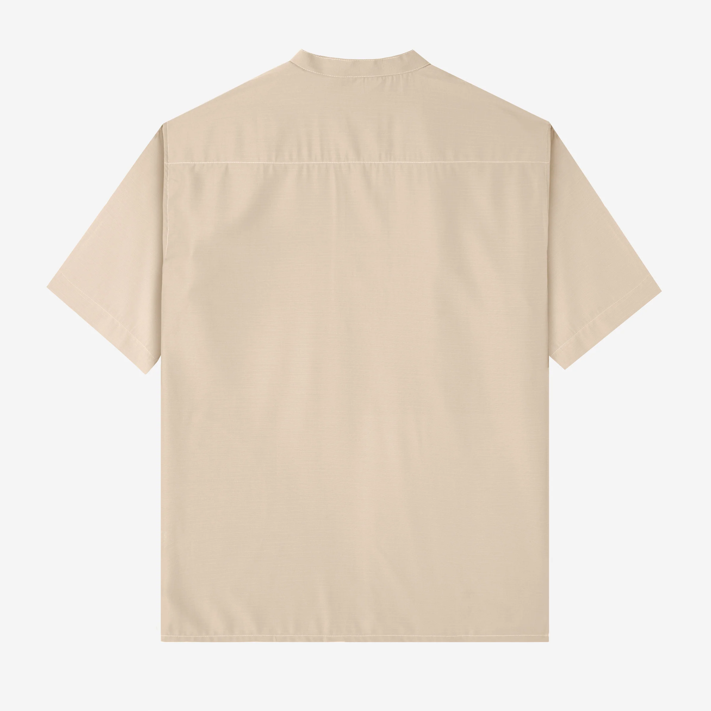 Zahr Shirt Short Sleeve - Khaki - Image 4
