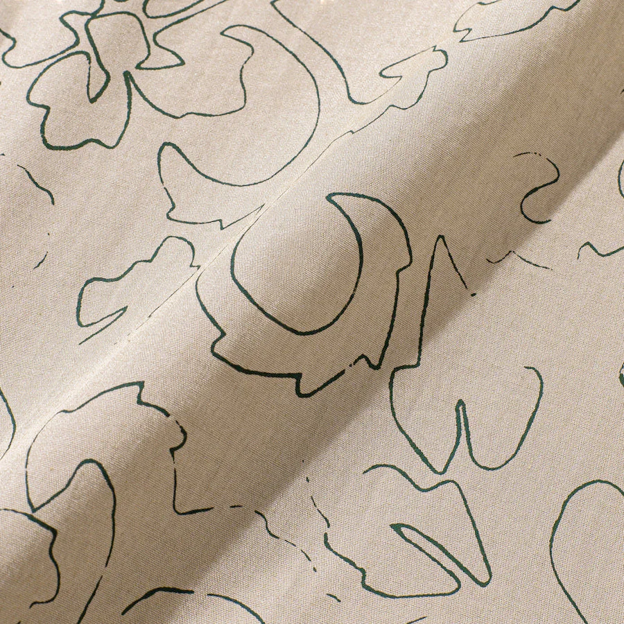 Zain Long Sleeve Shirt Khaki Olive - Image 3