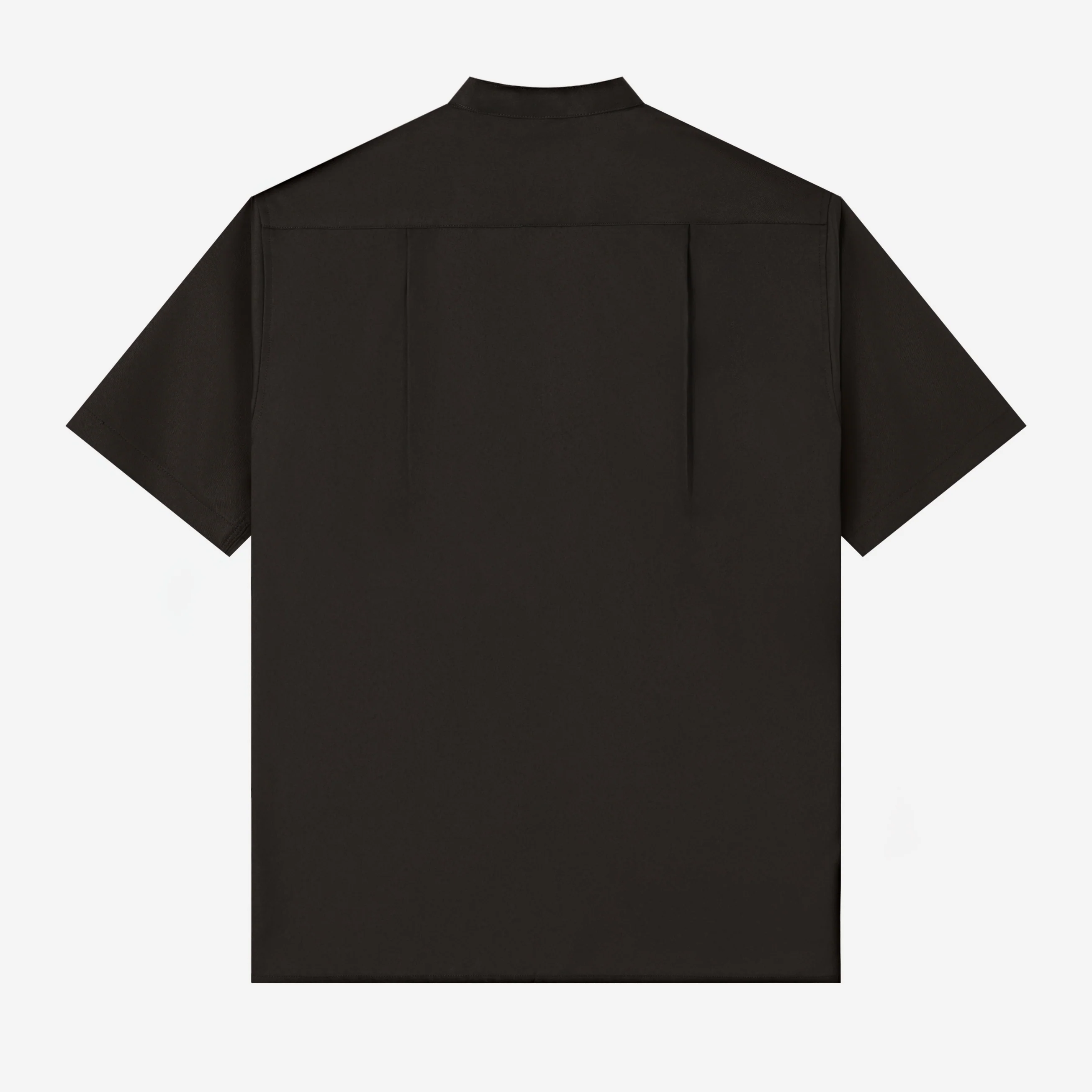 Zayd Shirt Short Sleeve - Dark Brown - Image 4